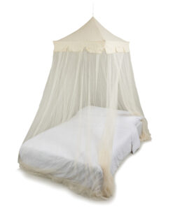 Deconet klamboe Castle XXL - Topframe 90x90cm / 14.Meter Omtrek ECRU 2 pers
