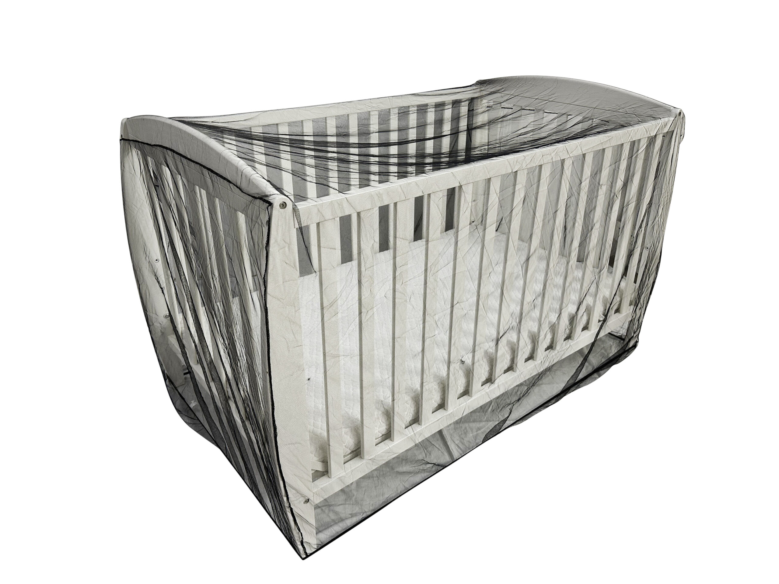 Deconet baby klamboe ledikant - L150x B90cm - zwart baby