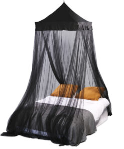 Deconet klamboe Castle XXL - Topframe 90x90cm / 14.Meter Omtrek ZWART 2 pers