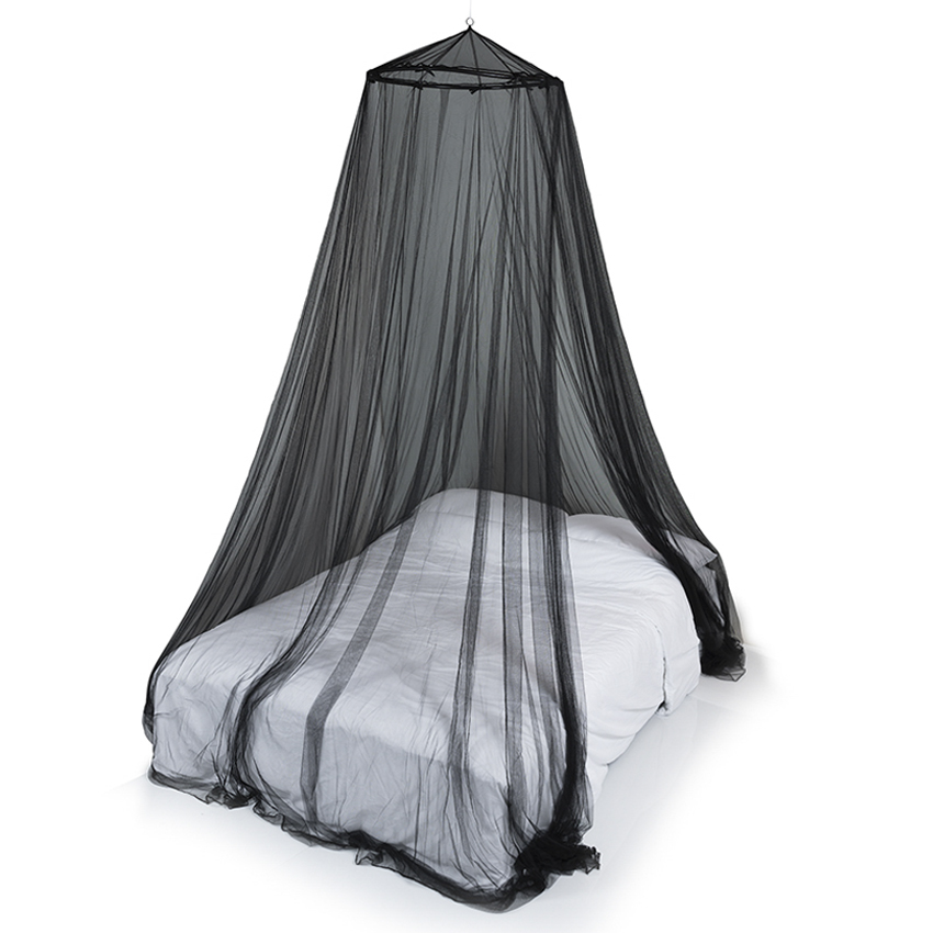 Deconet klamboe - Bangla - Topring 65cm /1250cm omtrek ZWART - 1-2 pers