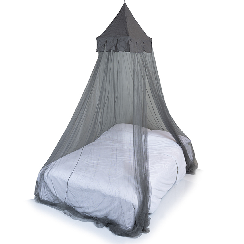 Deconet klamboe Castle - Topframe 50x50cm/ 1250cm Omtrek GRIJS- 1- 2 pers