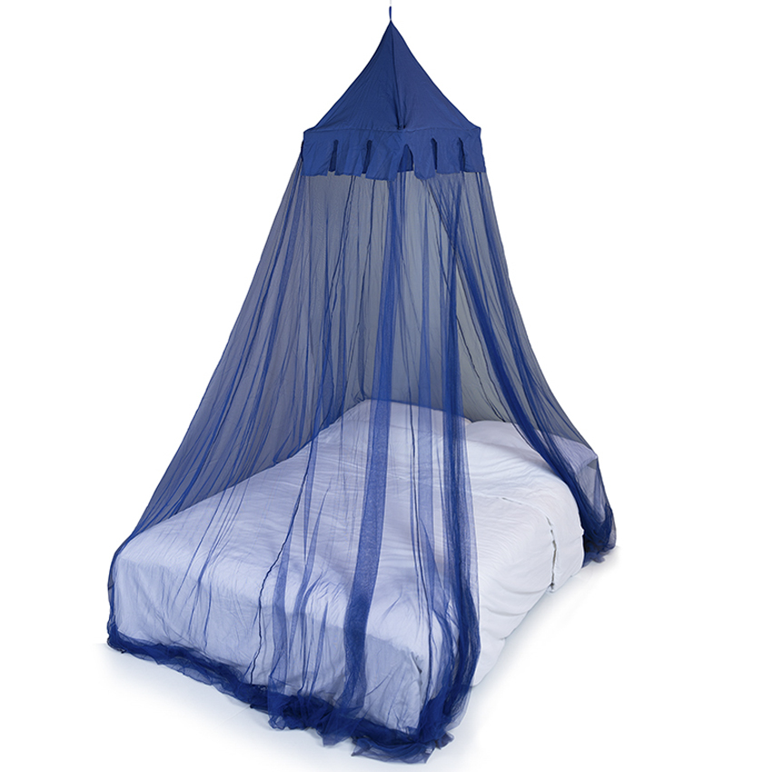 Deconet klamboe Castle - Topframe 50x50cm/ 1250cm Omtrek Nachtblauw- 1- 2 pers