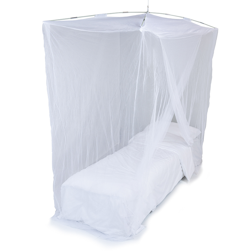 Deconet Klamboe - X Solo- Topframe 160cm L200cm x B100cm - WIT - 1pers