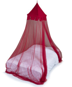 Deconet klamboe Castle - Topframe 50x50cm/ 1250cm Omtrek ROOD- 1- 2 pers