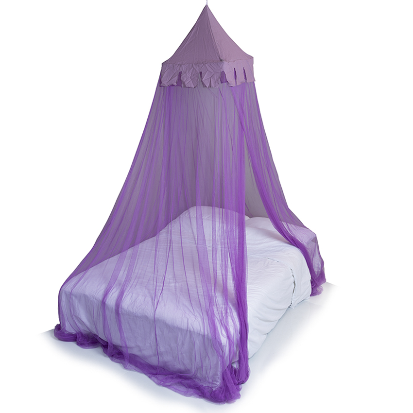 Deconet klamboe Castle - Topframe 50x50cm/ 1250cm Omtrek PAARS- 1- 2 pers CU