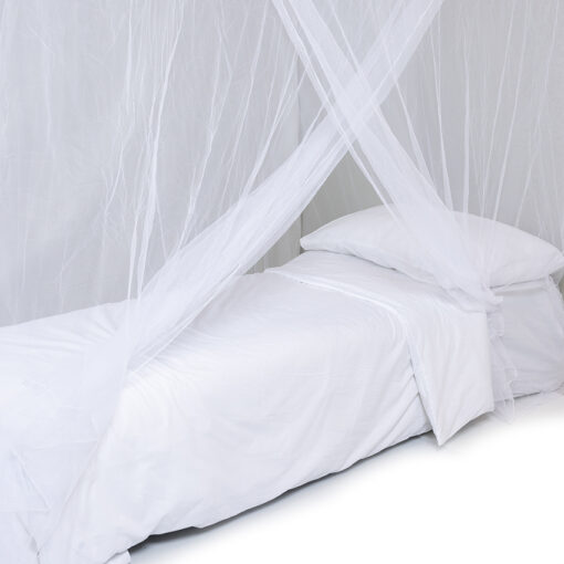 Deconet Klamboe - X Solo- Topframe 160cm L200cm x B100cm - WIT - 1pers - Afbeelding 4