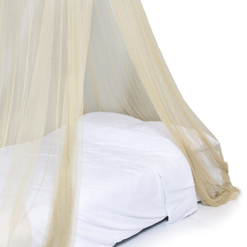 Deconet klamboe - Bangla - Topring 65cm /1250cm omtrek LICHTBRUIN- 1-2 pers - Afbeelding 4