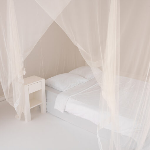 Deconet klamboe TRAPEZIUM- ECRU L300cm én L240cm x B200cm 2 pers - Afbeelding 9