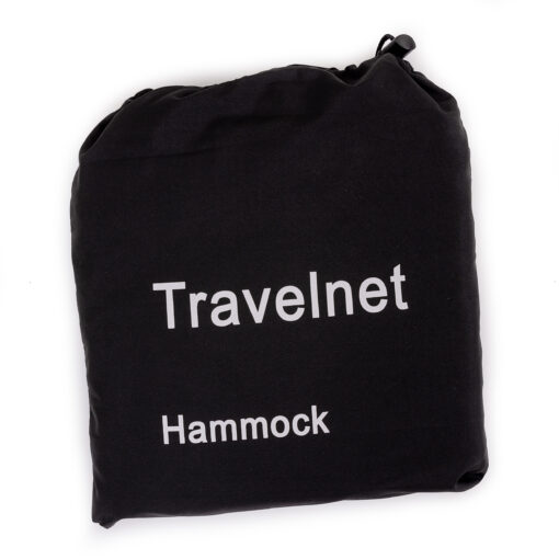 Travelnet Hangmat met klamboe L240 x B140 - Zwart - 1 pers - Afbeelding 6