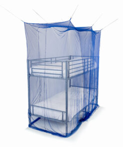 Deconet klamboe - STACK - L200x B100x H270cm BLAUW- stapelbed/ hoogslaper