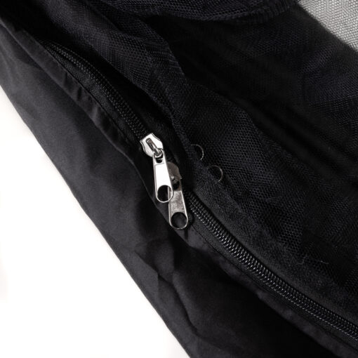 Travelnet Hangmat met klamboe L240 x B140 - Zwart - 1 pers - Afbeelding 4