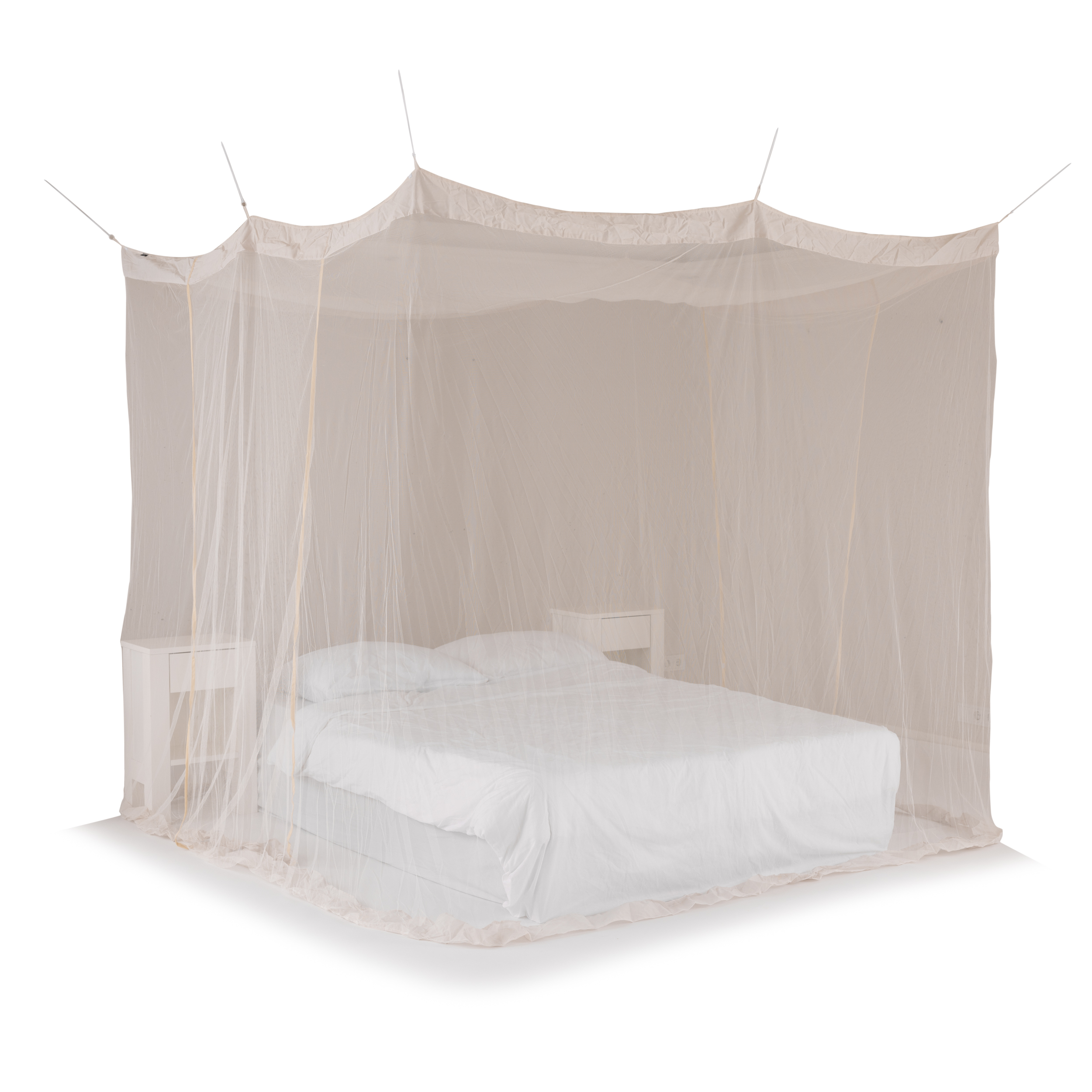 Deconet klamboe Kingsize XXL - L210 x B240cm - ECRU- 2pers
