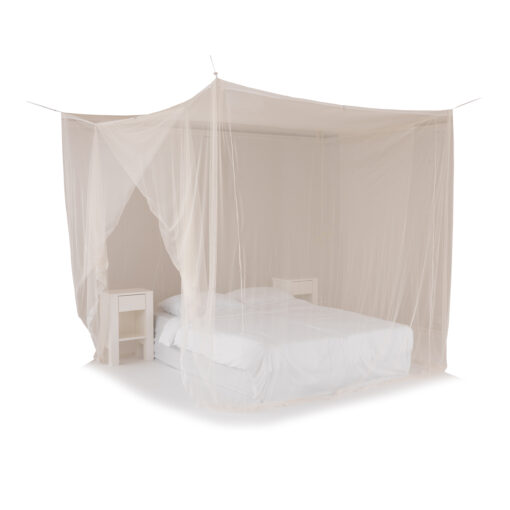Deconet klamboe TRAPEZIUM- ECRU L300cm én L240cm x B200cm 2 pers - Afbeelding 6