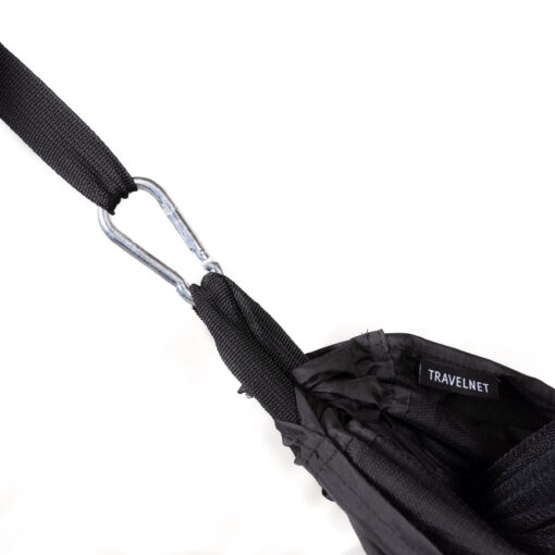Travelnet Hangmat met klamboe L240 x B140 - Zwart - 1 pers - Afbeelding 3