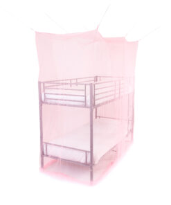 Deconet klamboe - STACK - L200x B100x H270cm ROZE- stapelbed/ hoogslaper