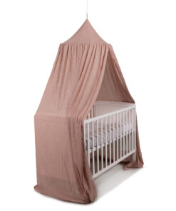 Deconet Baby Sluier - Vintage Roze - Topring 60cm/ Omtrek 400cm -