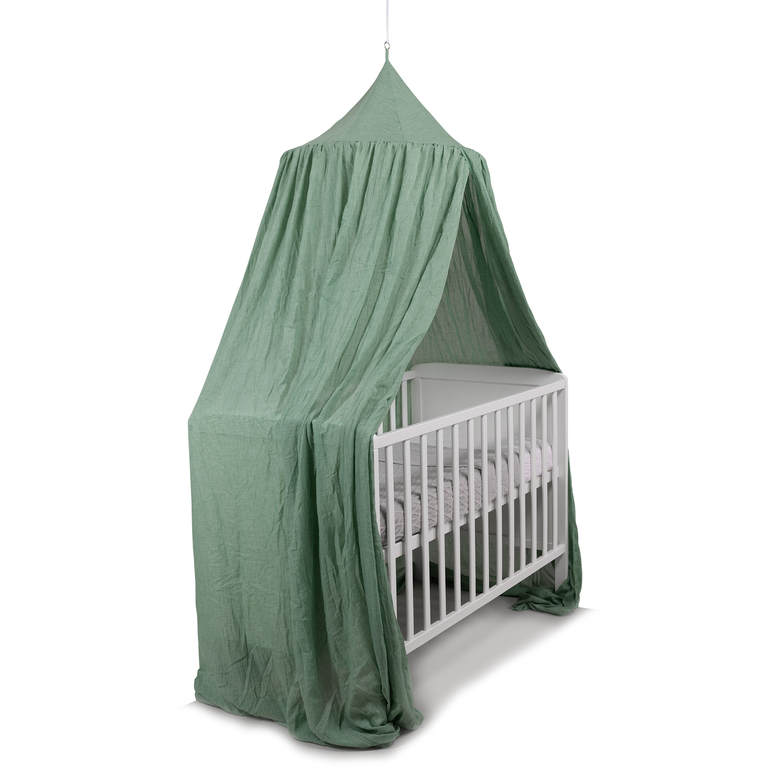 Deconet Baby Sluier - Vintage Groen-Topring 60cm/ Omtrek 400cm