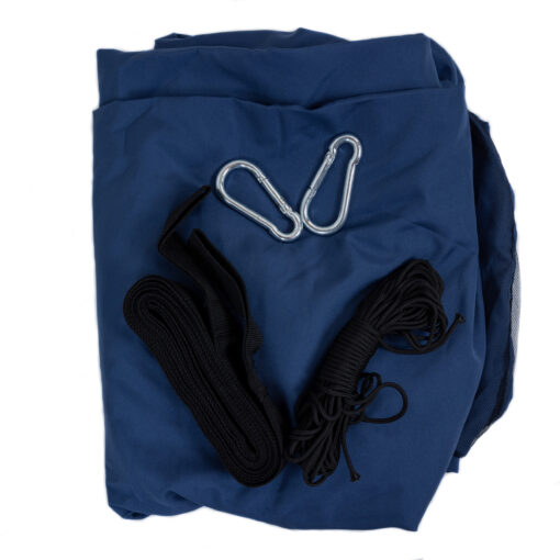 Travelnet Hangmat met klamboe L240 x B140 - Blauw - 1 pers - Afbeelding 2