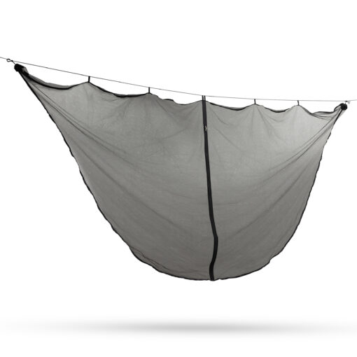 Travelnet klamboe voor hangmat, L240x B140cm, zwart, 1 persoon