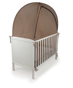 Deconet Pop out klamboetent voor ledikant, 130x70cm, bruin