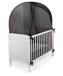 Deconet Pop out klamboetent voor ledikant, 130x70cm, zwart
