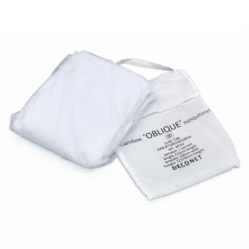 Deconet klamboe OBLIQUE - WIT- L210cm x H120cm én H200cm x B100cm 1 pers - Afbeelding 6