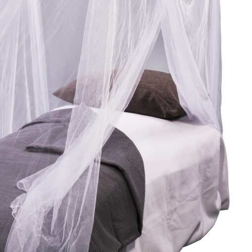 Deconet klamboe OBLIQUE - WIT- L210cm x H120cm én H200cm x B100cm 1 pers - Afbeelding 3