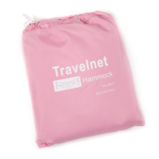 Travelnet Hangmat met klamboe L240 x B140 - Roze - 1 pers - Afbeelding 6