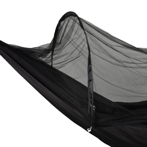 Travelnet Hangmat met Pop-out klamboetent L240 x B140 - zwart- 1 persoons - Afbeelding 3