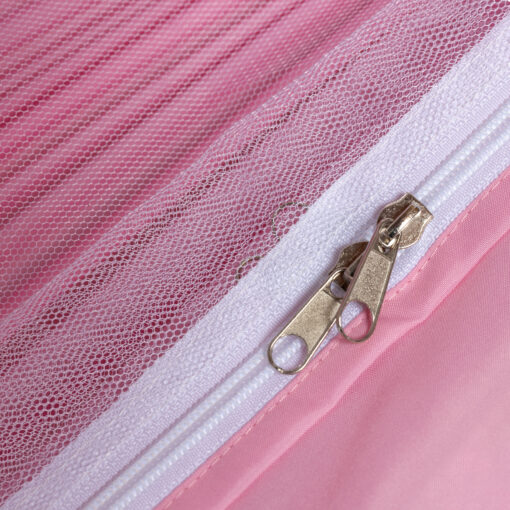 Travelnet Hangmat met klamboe L240 x B140 - Roze - 1 pers - Afbeelding 4