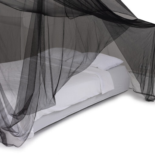 Deconet klamboe Attick- Zwart- L210cmx B200cm x H115cm én H200cm 2 pers - Afbeelding 3