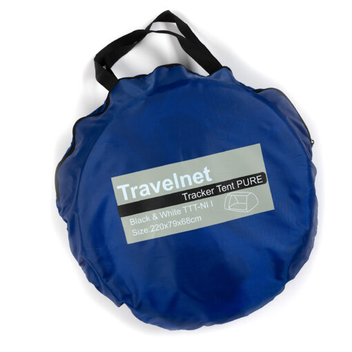 Travelnet Track Comfort PURE, L210x B80x H70cm, zwart, 1 persoon - Afbeelding 7