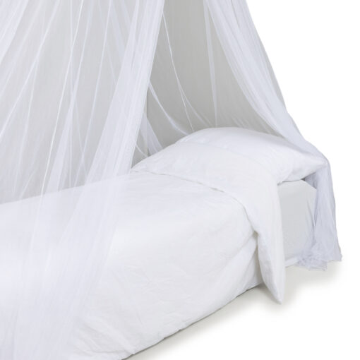Deconet klamboe MED Rondo, Topring 45cm, Omtrek 9 meter, H220cm, wit, 1-2 personen - Afbeelding 3