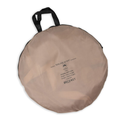 Deconet Pop out klamboetent voor ledikant, 130x70cm, bruin - Afbeelding 7