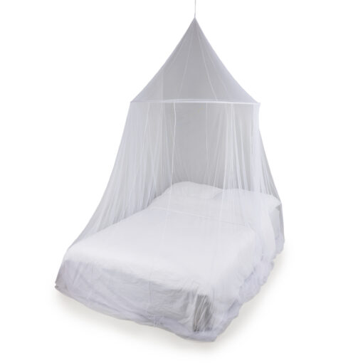 Deconet klamboe XL Rondo, Topring 120cm, Omtrek 13 meter, H220cm, wit, 2 personen - Afbeelding 2