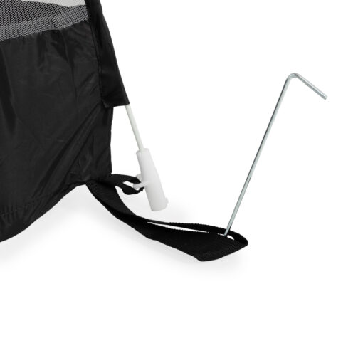 Travelnet Track Comfort PURE, L210x B80x H70cm, zwart, 1 persoon - Afbeelding 4