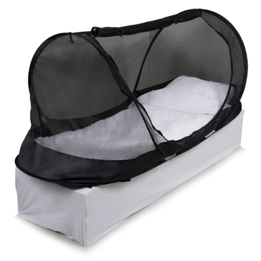 Travelnet Pop-up klamboetent geïmpregneerd, L210x B80x H85cm, zwart, 1 persoon - Afbeelding 2