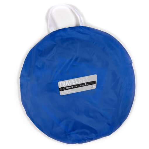 Travelnet Pop-up klamboetent PURE, L210x B80x H85cm, 1 persoon, Blauw/ Wit - Afbeelding 8