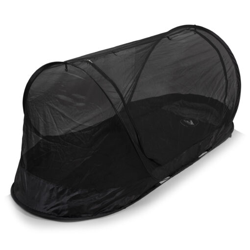 Travelnet Pop-up klamboetent geïmpregneerd, L210x B80x H85cm, zwart, 1 persoon - Afbeelding 3