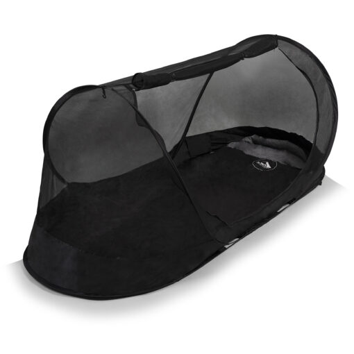 Travelnet Pop-up klamboetent geïmpregneerd, L210x B80x H85cm, zwart, 1 persoon - Afbeelding 4