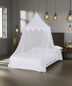 Deconet klamboe Marrakech XXL, Omtrek 1400cmx H240cm, Topring 120cm Wit, 2 persons,