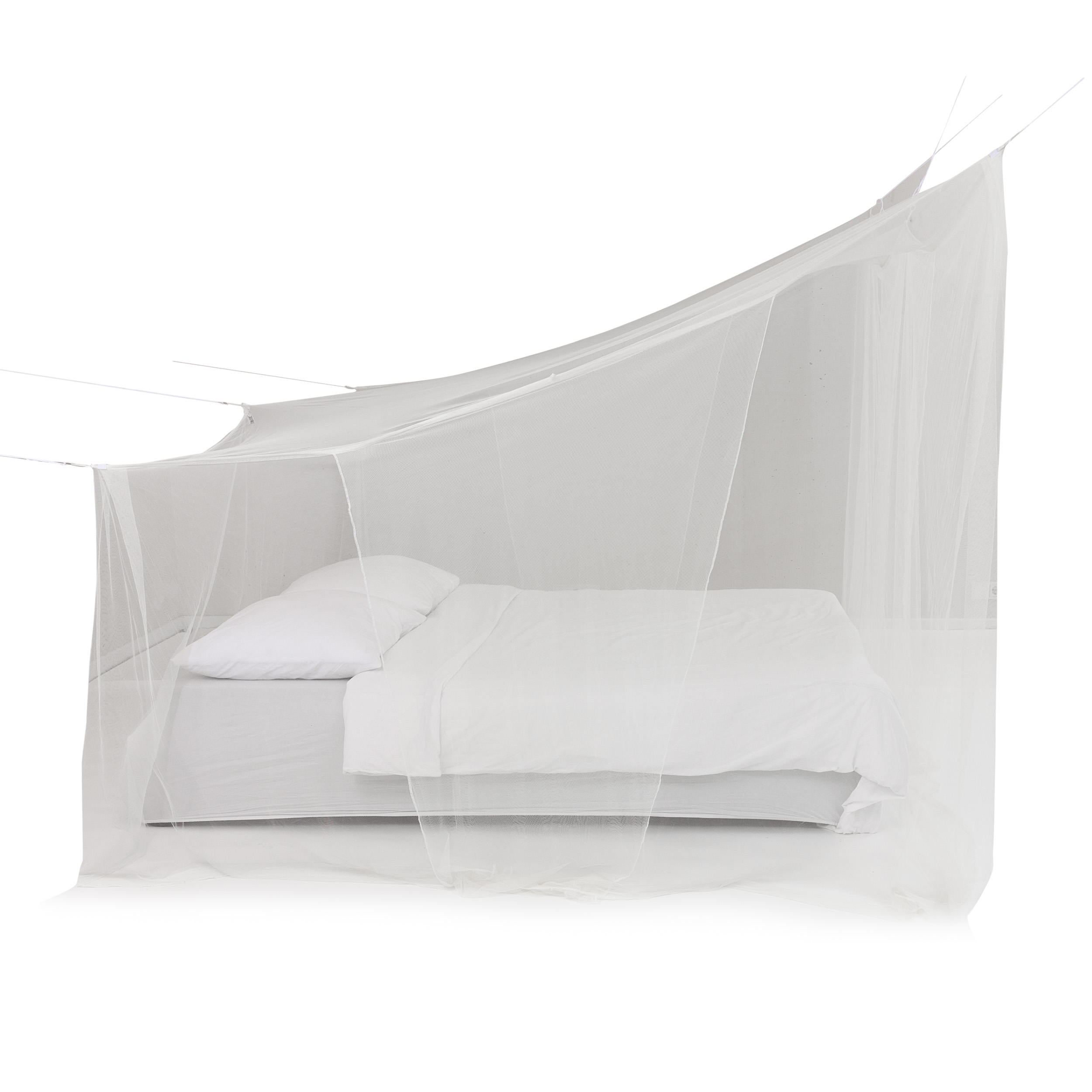 Deconet klamboe Attick- WIT- L210cmx B200cm x H115cm én H200cm 2 pers