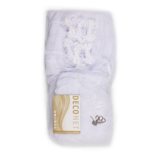Deconet klamboe OBLIQUE - WIT- L210cm x H120cm én H200cm x B100cm 1 pers - Afbeelding 6