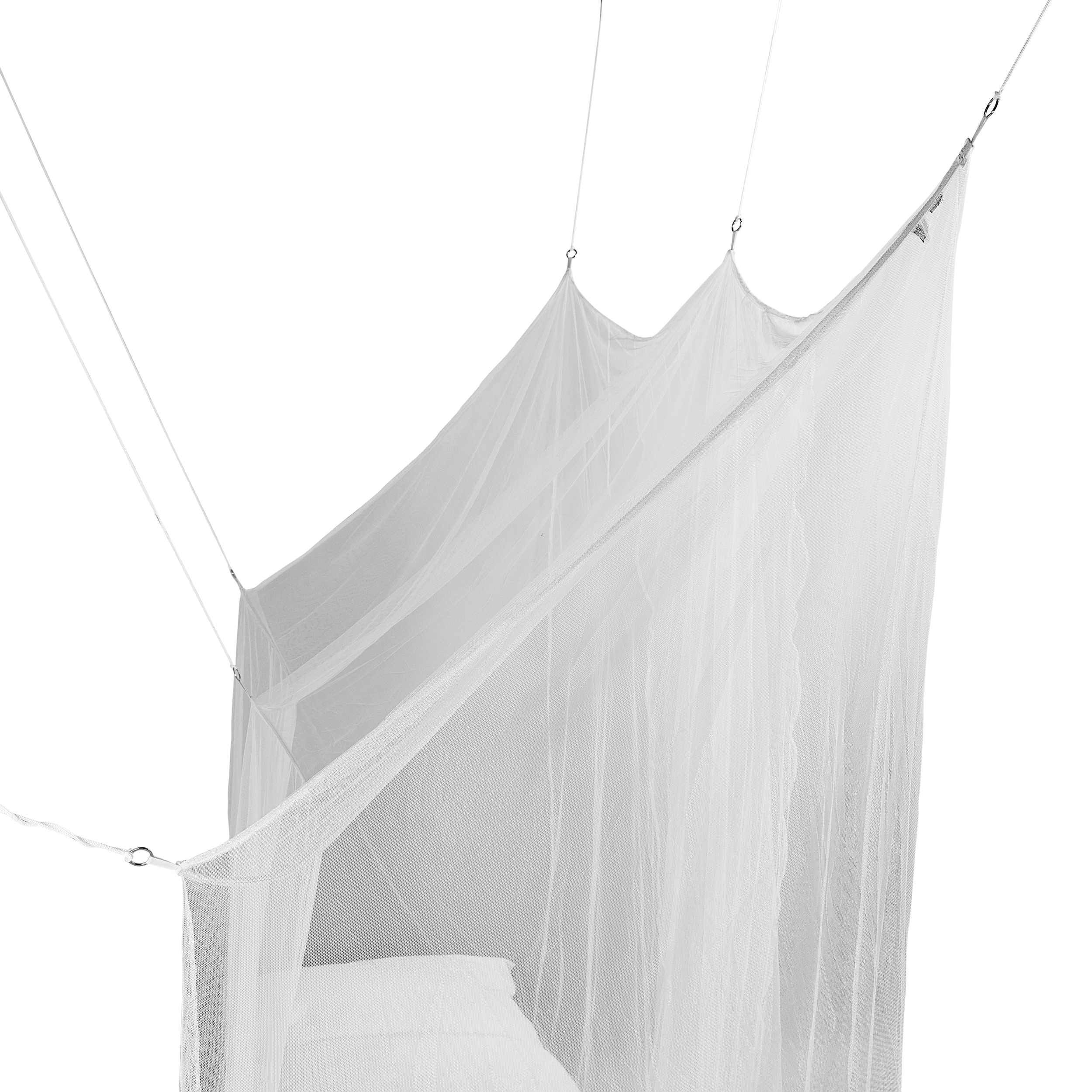 Deconet klamboe LOFT- WIT- L210cm x H120cm én H200cm x B100cm 1 pers - Afbeelding 4