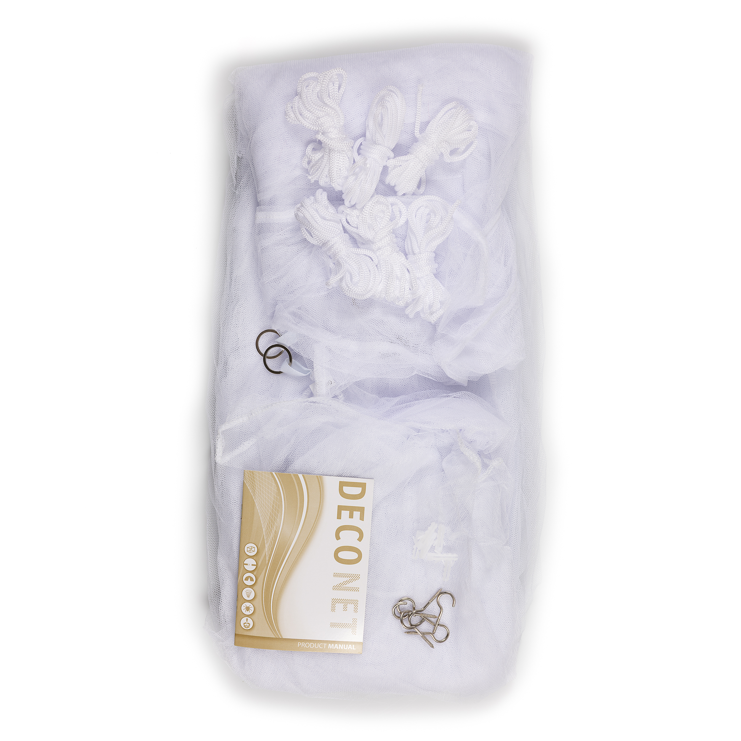 Deconet klamboe LOFT- WIT- L210cm x H120cm én H200cm x B100cm 1 pers - Afbeelding 7