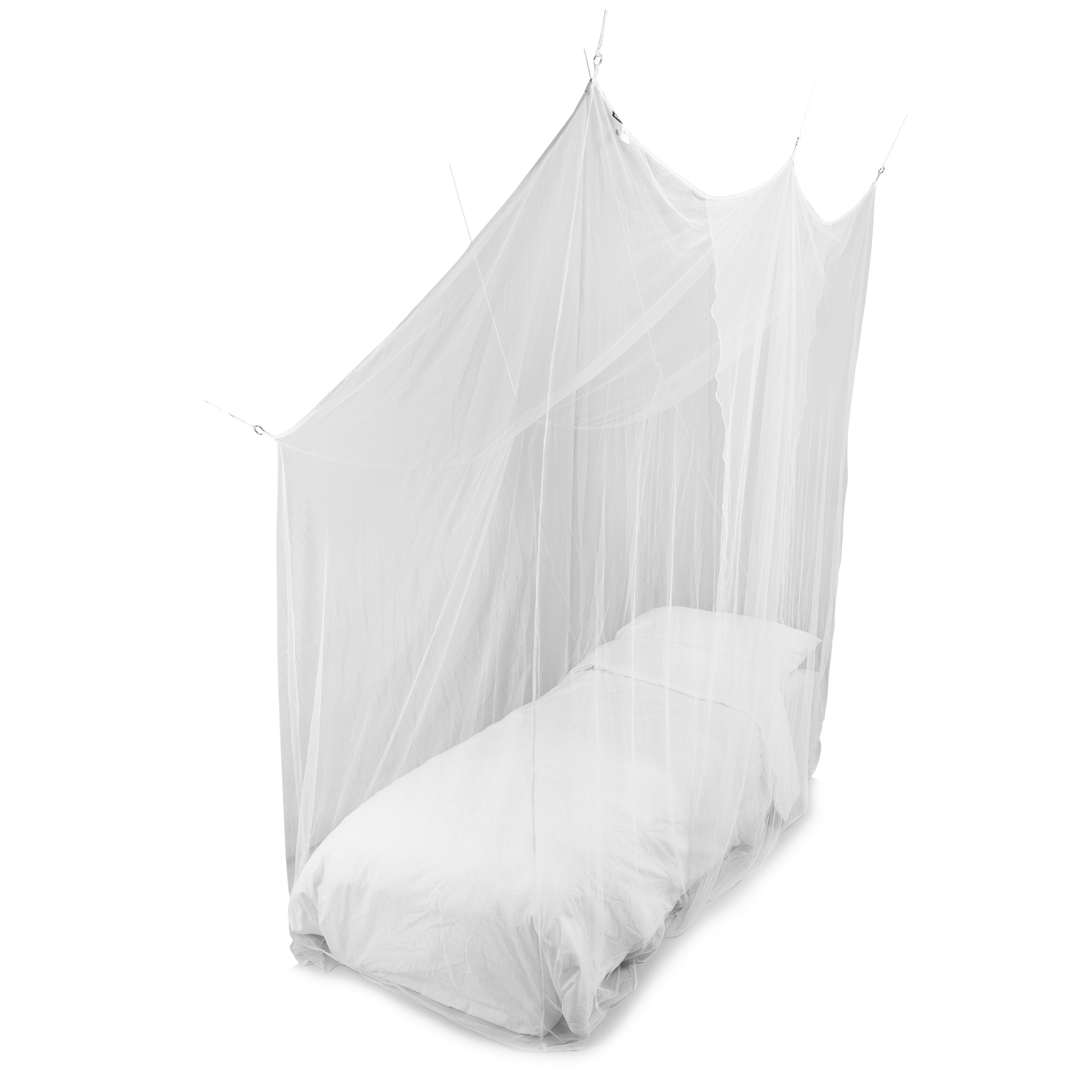 Deconet klamboe LOFT- WIT- L210cm x H120cm én H200cm x B100cm 1 pers - Afbeelding 2