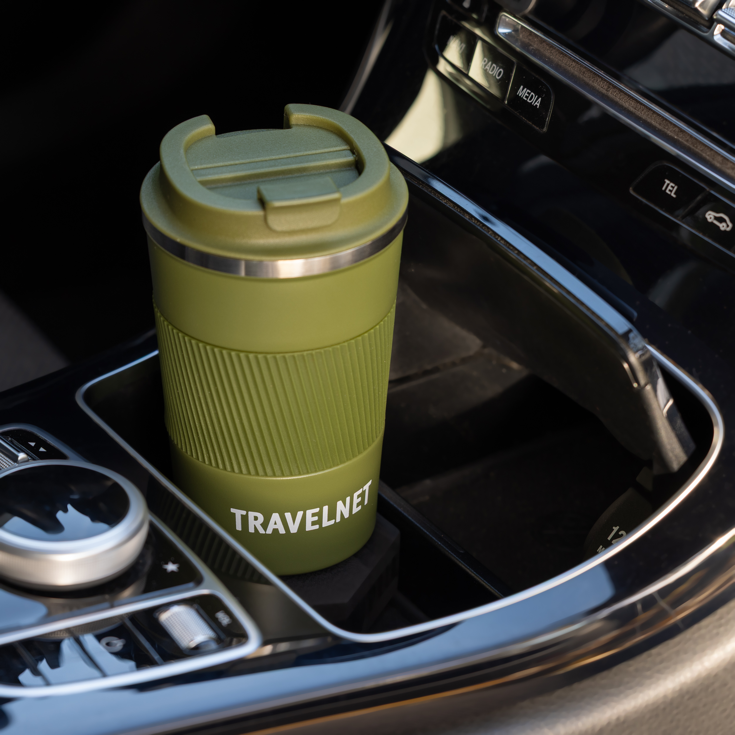 Travelnet thermosbeker – koffiebeker voor onderweg – reisbeker voor koffie en thee – 380 ml – roestvrij staal - Afbeelding 9