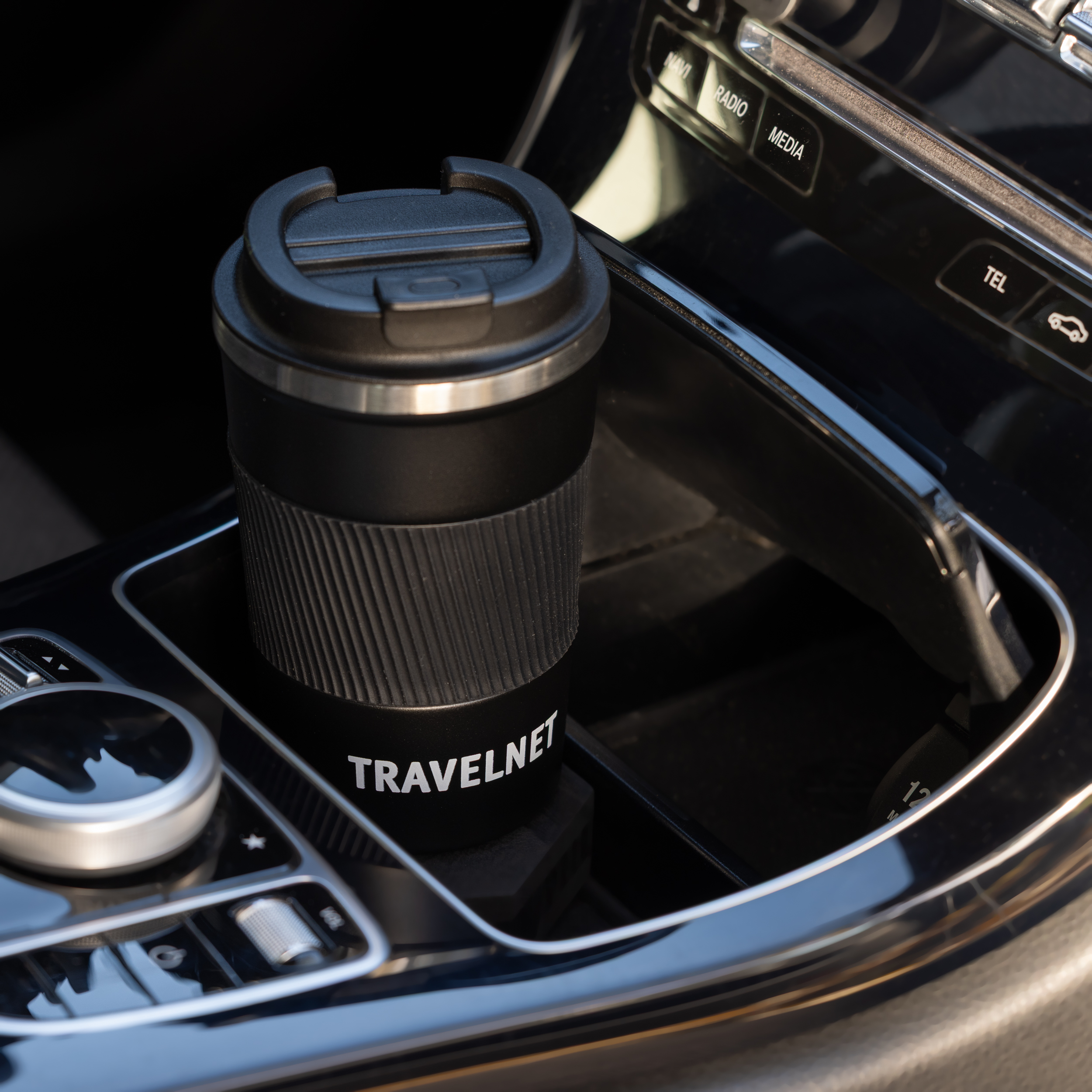 Travelnet thermosbeker – koffiebeker voor onderweg – reisbeker voor koffie en thee – 380 ml – roestvrij staal - Afbeelding 9