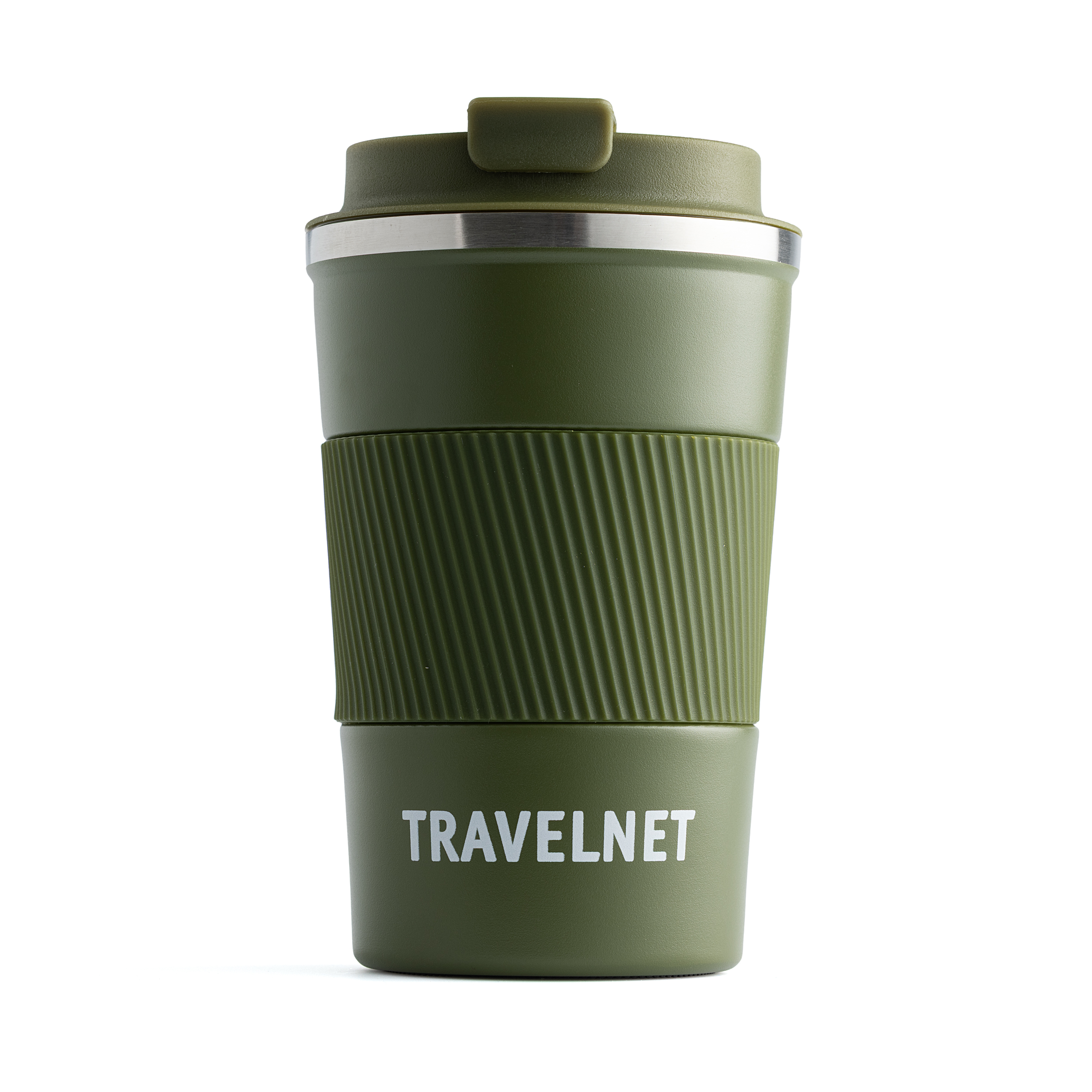 Travelnet thermosbeker – koffiebeker voor onderweg – reisbeker voor koffie en thee – 380 ml – roestvrij staal - Afbeelding 2
