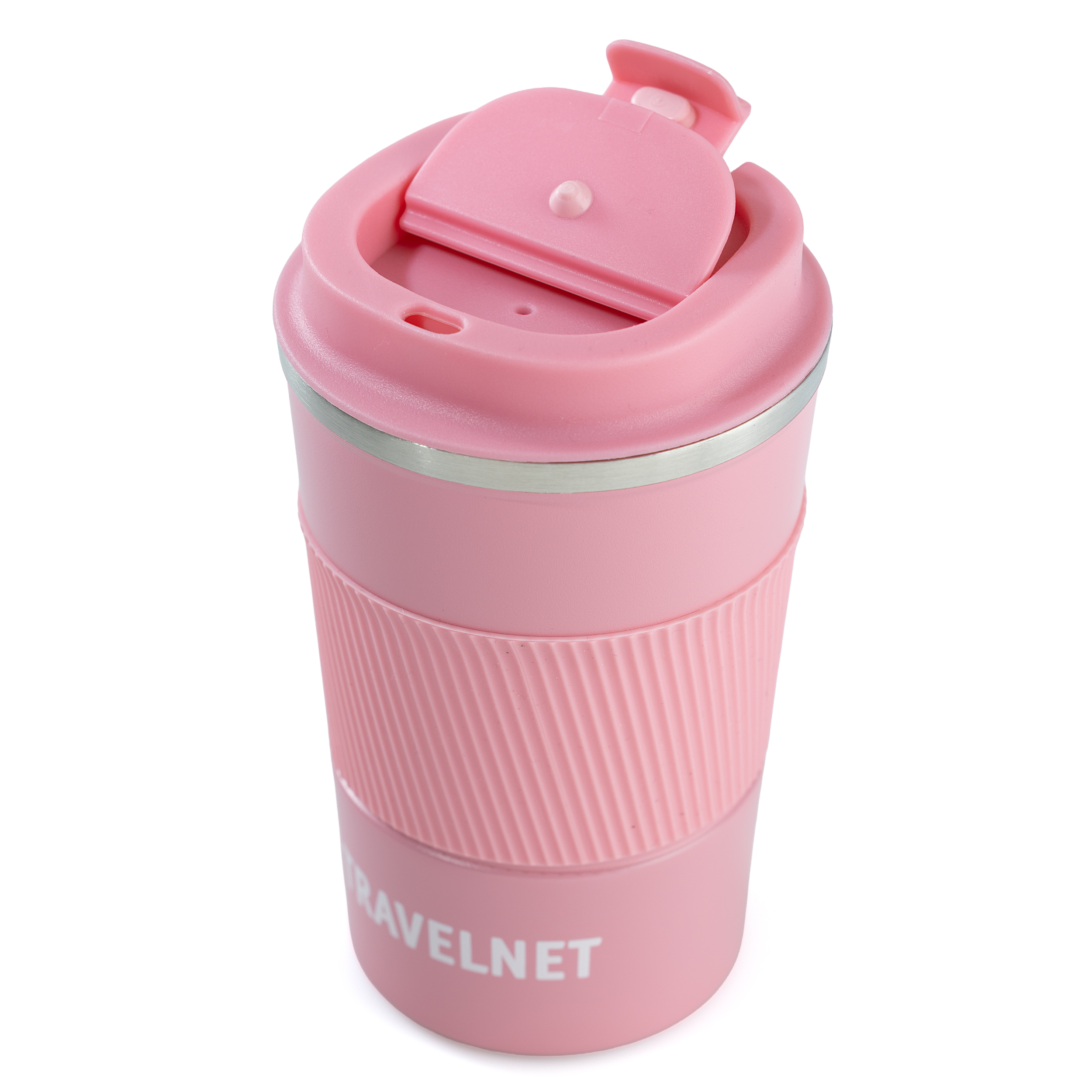Travelnet thermosbeker – koffiebeker voor onderweg – reisbeker voor koffie en thee – 380 ml – roestvrij staal - Afbeelding 7